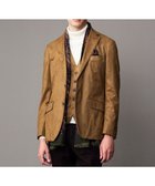 【ジョセフ アブード/JOSEPH ABBOUD / MEN】の【ストレッチ/スウェードタッチ/JAPANファブリック】コマ スウェード ジャケット 人気、トレンドファッション・服の通販 founy(ファニー) ファッション Fashion メンズファッション Fashion for Men アウター Men's Coats Outerwear テーラードジャケット Tailored Jackets & Blazers 軽量 Lightweight, Ultra Light シンプル Simple, Minimal ジャケット Jacket, Outerwear ストレッチ Stretch, Stretchy Fabric スマート Smart, Elegant セットアップ Set-Up, Coordinated Outfit ダウン Down, Puffer ファブリック Fabric, Textile フラップ Flap, Flap Pocket プリント Print, Printed Pattern ポケット Pocket, Pocket Detail A/W・秋冬 Autumn/Winter thumbnail キャメル系|ID: prp329100004860143 ipo3291000000035988452