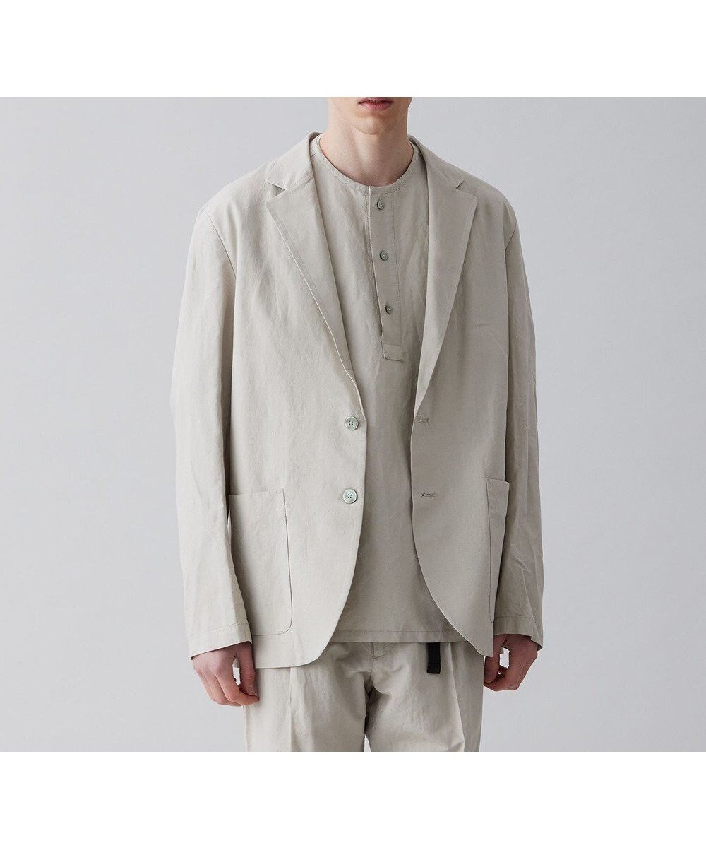 【アンフィーロ/UNFILO / MEN】のライトリネン テーラード ジャケット 23年春夏商品 インテリア・キッズ・メンズ・レディースファッション・服の通販 founy(ファニー) 　ファッション　Fashion　メンズファッション　Fashion for Men　アウター　Men's Coats Outerwear　テーラードジャケット　Tailored Jackets & Blazers　ウォッシャブル　Machine Washable　春　Spring　クラシック　Classic, Timeless Style　抗菌　Antibacterial, Bacteria-Resistant　軽量　Lightweight, Ultra Light　ジャケット　Jacket, Outerwear　セットアップ　Set-Up, Coordinated Outfit　テーラード　Tailored, Tailored Fit　メッシュ　Mesh, Net Fabric　リネン　Linen, Linen Fabric　リラックス　Relax, Relaxed Fit　S/S・春夏　SS, Spring/Summer, Warm Season　夏　Summer　グレージュ|ID: prp329100004860148 ipo3291000000035988472