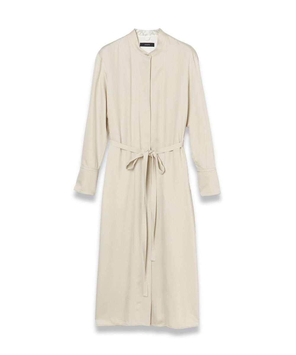 【ジョゼフ/JOSEPH】のソフトビスコーステーラリング シャツドレス インテリア・キッズ・メンズ・レディースファッション・服の通販 founy(ファニー) ファッション Fashion レディースファッション Fashion for Women ワンピース Dresses フォーマル・パーティードレス・結婚式用ドレス Elegant & Casual Dresses スタンド Stand Collar, Upright Stand ストレート Straight, Straight Cut ドレス Dress, One-Piece フィット Fit, Slim Fit 夏 Summer 春 Spring S/S・春夏 SS, Spring/Summer, Warm Season Quail|ID: prp329100004860153 ipo3291000000035988502