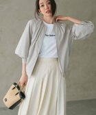 【23区/NIJYUSANKU】の【洗える/撥水加工】ナイロン2WAYストレッチ ブルゾン ベージュ系|ID: prp329100004860155 ipo3291000000035988511