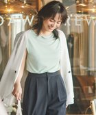 【23区/NIJYUSANKU】の【洗える】マルチ機能 プルオーバー カットソー スモーキーグリーン系|ID: prp329100004860168 ipo3291000000035988615