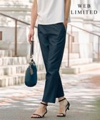 【ジェイ プレス/J.PRESS】の【WEB限定・洗える】シャンブレーサテン テーパード パンツ 【WEB限定】ネイビーシャンブレー系|ID: prp329100004860179 ipo3291000000035988794