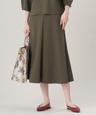 【自由区/JIYU-KU】の【セットアップ対応・洗える】ブークレダンボールフレア スカート カーキ|ID: prp329100004860199 ipo3291000000035989383