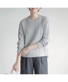 【ジェイ プレス/J.PRESS】の【WEB限定カラーあり・洗える】EIGER CORD ALAN クルーネックプルオーバー ニット 【WEB限定】トップグレー系|ID: prp329100004860220 ipo3291000000035989780