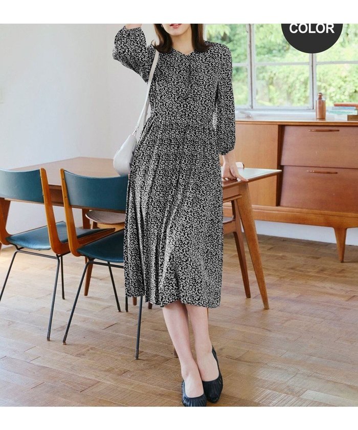 【ティアクラッセ/Tiaclasse】の【洗える・新色追加】パフスリーブプリーツワンピース インテリア・キッズ・メンズ・レディースファッション・服の通販 founy(ファニー) https://founy.com/ ファッション Fashion レディースファッション Fashion for Women ワンピース Dresses スリーブ Sleeve, Long Sleeve / Short Sleeve チュニック Tunic, Long Top フェミニン Feminine, Girly プリーツ Pleats, Pleated 再入荷 Restock / Back in Stock 夏 Summer 新作・新入荷 New Arrivals / New In S/S・春夏 SS, Spring/Summer, Warm Season 洗える Machine Washable 秋 Autumn A/W・秋冬 Autumn/Winter |ID: prp329100004860224 ipo3291000000035989841