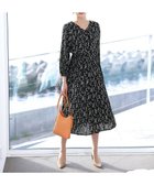 【ティアクラッセ/Tiaclasse】の【洗える・新色追加】パフスリーブプリーツワンピース ブラックFL|ID: prp329100004860224 ipo3291000000035989852