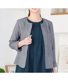 【ティアクラッセ/Tiaclasse】のピンタックノーカラージャケット グレー|ID: prp329100004860225 ipo3291000000036263523