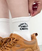 【ウィゴー/WEGO】のデザインロゴ刺繍アンクル底パイルソックス 柄10|ID: prp329100004860234 ipo3291000000035990188