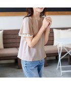 【ティアクラッセ/Tiaclasse】の【洗える】袖レースレイヤードブラウス ベージュ|ID: prp329100004860248 ipo3291000000035990581