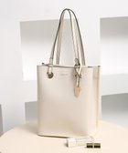 【スタイルコード/STYLE CODE】の【MERCURYDUO/マーキュリーデュオ】メタルアイレット 縦長トートバッグ 推し活ラージバッグ 縦長ショルダーバッグ オフホワイト|ID: prp329100004860251 ipo3291000000035990628