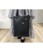 【スタイルコード/STYLE CODE】の【MERCURYDUO/マーキュリーデュオ】メタルアイレット 縦長トートバッグ 推し活ラージバッグ 縦長ショルダーバッグ ブラック|ID: prp329100004860251 ipo3291000000035990644