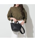 【ラ バガジェリー/LA BAGAGERIE】の【maison vert】 【シュリンク合皮・軽量】変形2WAYミニバッグ ブラック|ID: prp329100004860255 ipo3291000000035990783