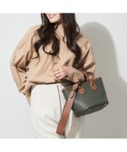 【ラ バガジェリー/LA BAGAGERIE】の【maison vert】 【シュリンク合皮・軽量】変形2WAYミニバッグ カーキ|ID: prp329100004860255 ipo3291000000035990792