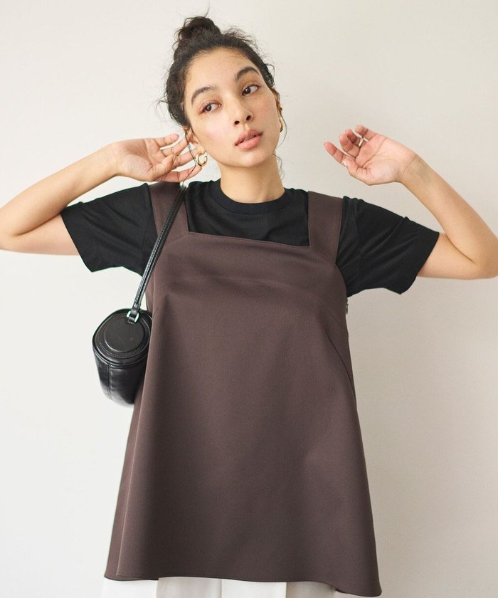 【ハッシュニュアンス/#Newans】のチュニックビスチェ インテリア・キッズ・メンズ・レディースファッション・服の通販 founy(ファニー) https://founy.com/ ファッション Fashion レディースファッション Fashion for Women トップス・カットソー Cut & Sew Tops ビスチェ Bustiers & Corset Tops / Layered Bustier Style サテン Satin, Glossy Fabric シアー Sheer, See-Through タンク Tank Top, Sleeveless Top エレガント 上品 Elegant 夏 Summer 春 Spring S/S・春夏 SS, Spring/Summer, Warm Season |ID: prp329100004860257 ipo3291000000035990841