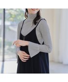 【ティアクラッセ/Tiaclasse】の【洗える】スパンコールハイネックリブニットトップス グレー|ID: prp329100004860259 ipo3291000000035990895