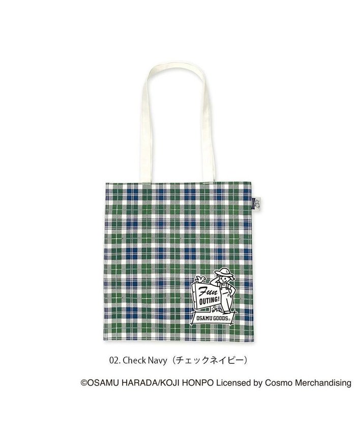 【ルートート/ROOTOTE】の4722【オサムグッズ】OSAMU GOODS(R)×ROOTOTE トール・フラット インテリア・キッズ・メンズ・レディースファッション・服の通販 founy(ファニー) https://founy.com/ ファッション Fashion レディースファッション Fashion for Women バッグ Bags イラスト Illustration カメラ Camera Accessories チェック Check, Plaid, Tartan フラット Flat, Flat Shoes ポケット Pocket, Pocket Detail ワンポイント One Point, Statement Accent |ID: prp329100004860260 ipo3291000000035990912