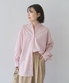 【グリーンパークス/Green Parks】のイージーケア抜け衿シャツ 人気、トレンドファッション・服の通販 founy(ファニー) ファッション Fashion レディースファッション Fashion for Women トップス・カットソー Cut & Sew Tops シャツ・ブラウス・オフィスカジュアル Elegant Blouses & Button-Ups インナー Innerwear シンプル Simple, Minimal ポケット Pocket, Pocket Detail エレガント 上品 Elegant 夏 Summer 春 Spring S/S・春夏 SS, Spring/Summer, Warm Season thumbnail Stripe Pink|ID: prp329100004860264 ipo3291000000035991069