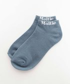 【ウィゴー/WEGO】のMoitieロゴショートソックス ブルー|ID: prp329100004860289 ipo3291000000035992066