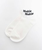 【ウィゴー/WEGO】のMoitieロゴショートソックス ホワイト|ID: prp329100004860289 ipo3291000000035992069