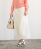 【グリーンパークス/Green Parks】の光沢サテンナロースカート Ivory|ID: prp329100004860386 ipo3291000000035992722