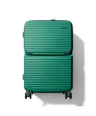 【エースバッグズアンドラゲッジ/ACE BAGS & LUGGAGE】のEDGELINK クルーズボックスグリント スーツケース 64L フロントオープン 09143 エッジリンク グリーン|ID: prp329100004860421 ipo3291000000035993188