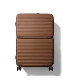 【エースバッグズアンドラゲッジ/ACE BAGS & LUGGAGE】のEDGELINK クルーズボックスグリント スーツケース 101L フロントオープン 09144 エッジリンク ブラウン|ID: prp329100004860422 ipo3291000000035993216