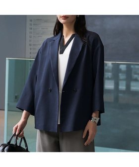 【アイシービー/iCB】のドライアセテートスラブ 8分袖ジャケット 人気、トレンドファッション・服の通販 founy(ファニー) ファッション Fashion レディースファッション Fashion for Women アウター Coat / Outerwear Collection レディースジャケット・軽アウター Jackets テーラードジャケット / 通勤・きれいめスタイル Tailored Jackets & Blazers 春 Spring カーディガン Cardigan, Knitwear ジャケット Jacket, Outerwear セットアップ Set-Up, Coordinated Outfit リラックス Relax, Relaxed Fit S/S・春夏 SS, Spring/Summer, Warm Season おすすめ Recommended / Our Picks 夏 Summer 2026年 2026 |ID:prp329100004860436