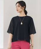 【自由区/JIYU-KU】のストレッチアムンゼン Tブラウス 人気、トレンドファッション・服の通販 founy(ファニー) ファッション Fashion レディースファッション Fashion for Women トップス・カットソー Cut & Sew Tops シャツ・ブラウス・オフィスカジュアル Elegant Blouses & Button-Ups ロングTシャツ・Tシャツ Longline T-Shirts & Tees カットソー・ベーシックTシャツ Cut-and-Sewn Tops / Stretch Tees & Basics おすすめ Recommended / Our Picks カットソー Cut and Sewn Top シンプル Simple, Minimal ストレッチ Stretch, Stretchy Fabric セットアップ Set-Up, Coordinated Outfit ドレープ Drape, Draping Fabric エレガント 上品 Elegant 夏 Summer 春 Spring S/S・春夏 SS, Spring/Summer, Warm Season thumbnail ネイビー|ID: prp329100004860445 ipo3291000000035993594