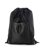 【アンビリオン/UNBILLION】のペルケ perche / ナイロン×牛革ドローコード2wayナップサック ブラック|ID: prp329100004860460 ipo3291000000035993852