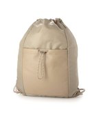 【アンビリオン/UNBILLION】のペルケ perche / ナイロン×牛革ドローコード2wayナップサック オーク|ID: prp329100004860460 ipo3291000000035993854