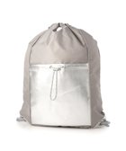 【アンビリオン/UNBILLION】のペルケ perche / ナイロン×牛革ドローコード2wayナップサック ライトグレー|ID: prp329100004860460 ipo3291000000035993856