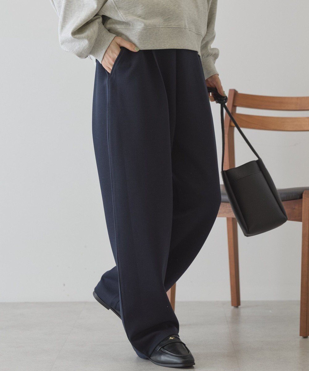 【アメリカンホリック/AMERICAN HOLIC】のフロントタックポンチカーブパンツ インテリア・キッズ・メンズ・レディースファッション・服の通販 founy(ファニー) 　ファッション　Fashion　レディースファッション　Fashion for Women　パンツ　Pants & Trousers　トレンド　Trend, Trending Now　フォルム　Silhouette, Form　フロント　Front, Front Design　ポケット　Pocket, Pocket Detail　夏　Summer　春　Spring　S/S・春夏　SS, Spring/Summer, Warm Season　Dark Navy|ID: prp329100004860466 ipo3291000000035993959