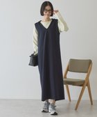 【アメリカンホリック/AMERICAN HOLIC】のスキッパーポンチパーカーワンピース Dark Navy|ID: prp329100004860467 ipo3291000000035993981