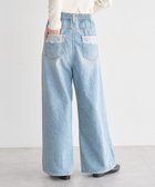 【アースミュージックアンドエコロジー/earth music&ecology】のポケットレースデニムパンツ Light Indigo|ID: prp329100004860468 ipo3291000000035994000