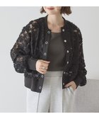 【アメリカンホリック/AMERICAN HOLIC】のアートレースカーディガン Black|ID: prp329100004860470 ipo3291000000035994034