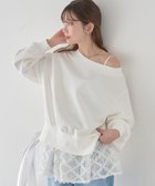 【アースミュージックアンドエコロジー/earth music&ecology】の裾スリット裏毛プルオーバー Ivory|ID: prp329100004860471 ipo3291000000035994062