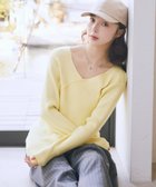 【アースミュージックアンドエコロジー/earth music&ecology】のクロスニットプルオーバー 人気、トレンドファッション・服の通販 founy(ファニー) ファッション Fashion レディースファッション Fashion for Women トップス・カットソー Cut & Sew Tops ニット Knit Tops & Sweaters カジュアルプルオーバー・ニットトップス Pullovers & Knit Tops / Casual Pullovers 春 Spring シンプル Simple, Minimal セーター Sweater, Knitwear トレンド Trend, Trending Now フィット Fit, Slim Fit ポケット Pocket, Pocket Detail S/S・春夏 SS, Spring/Summer, Warm Season おすすめ Recommended / Our Picks 夏 Summer エレガント 上品 Elegant thumbnail Yellow|ID: prp329100004860481 ipo3291000000035994226