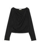 【アースミュージックアンドエコロジー/earth music&ecology】のアソートドレーププルオーバー Black|ID: prp329100004860493 ipo3291000000035994451