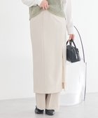 【アースミュージックアンドエコロジー/earth music&ecology】のジップスリットIラインスカート Beige|ID: prp329100004860500 ipo3291000000035994563