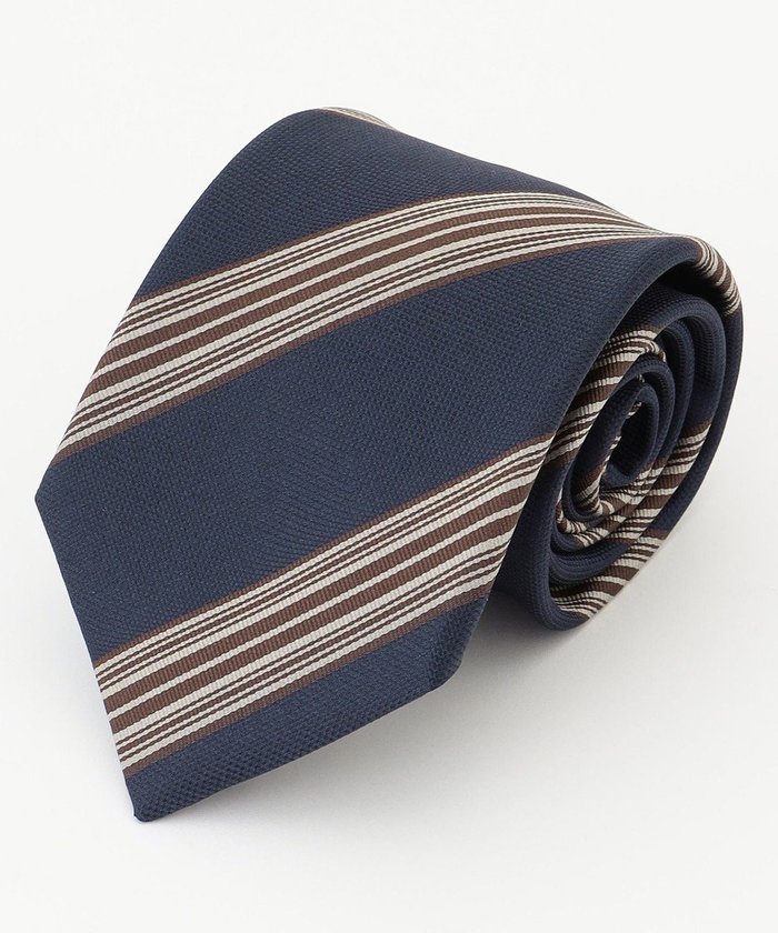 【カシヤマ/KASHIYAMA / MEN】のKASHIYAMAオリジナル【JAPAN MADE】レジメンタルネクタイ インテリア・キッズ・メンズ・レディースファッション・服の通販 founy(ファニー) https://founy.com/ ファッション Fashion メンズファッション Fashion for Men イタリア Italy シルク Silk, 100% Silk スーツ Suit, Formalwear |ID: prp329100004860939 ipo3291000000036004039