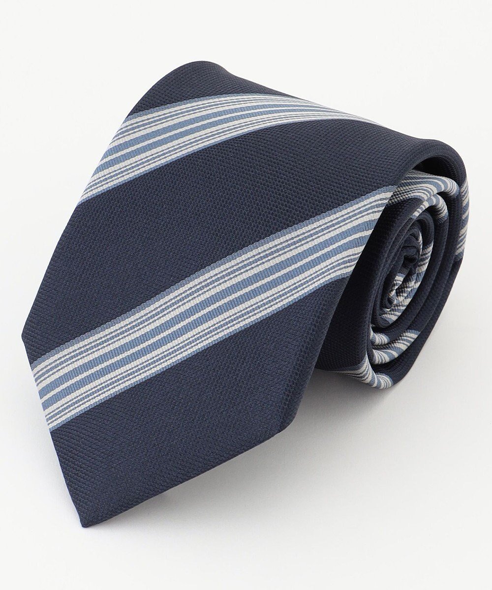 【カシヤマ/KASHIYAMA / MEN】のKASHIYAMAオリジナル【JAPAN MADE】レジメンタルネクタイ インテリア・キッズ・メンズ・レディースファッション・服の通販 founy(ファニー) 　ファッション　Fashion　メンズファッション　Fashion for Men　イタリア　Italy　シルク　Silk, 100% Silk　スーツ　Suit, Formalwear　ブルー|ID: prp329100004860939 ipo3291000000036004043