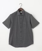 【ジョセフ アブード/JOSEPH ABBOUD / MEN】の【快適な着心地/イージーケア】コンパクトジャージースクエアジャガート 半袖 シャツ ネイビー系7|ID: prp329100004860949 ipo3291000000036004252