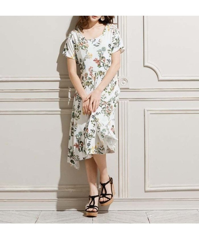 【三愛水着楽園/San-ai Resort】のショルダードレス3点セット 13L・15L 【Coral veil(コーラルヴェール)】 インテリア・キッズ・メンズ・レディースファッション・服の通販 founy(ファニー) https://founy.com/ ファッション Fashion レディースファッション Fashion for Women 水着 Swimwear レディース水着・ビーチウェア Swimwear & Beachwear アンダー Underwear Essentials クラシカル Classical, Vintage-Inspired ショルダー Shoulder, Shoulder Strap ショーツ Shorts, Short Pants スリーブ Sleeve, Long Sleeve / Short Sleeve ドレス Dress, One-Piece フレア Flare, Flared フレンチ French, French Style プリント Print, Printed Pattern ポケット Pocket, Pocket Detail ラップ Wrap, Wrap Design ワイヤー Wire, Wired Bra エレガント 上品 Elegant 夏 Summer S/S・春夏 SS, Spring/Summer, Warm Season 水着 Swimsuit, Swimwear A/W・秋冬 Autumn/Winter |ID: prp329100004860956 ipo3291000000036004450