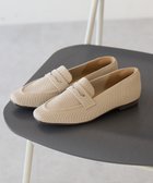 【アメリカンホリック/AMERICAN HOLIC】の【整履き】ニットローファー Ivory|ID: prp329100004860995 ipo3291000000036005604