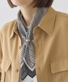 【アメリカンホリック/AMERICAN HOLIC】の【リングSET】波ストライプ柄スカーフ Black|ID: prp329100004860998 ipo3291000000036005641