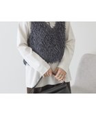 【アメリカンホリック/AMERICAN HOLIC】の【選べる丈】フェザーVネックベスト Charcoal Gray|ID: prp329100004861000 ipo3291000000036005679