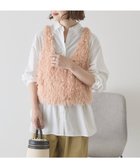 【アメリカンホリック/AMERICAN HOLIC】の【選べる丈】フェザーVネックベスト Orange|ID: prp329100004861000 ipo3291000000036005682