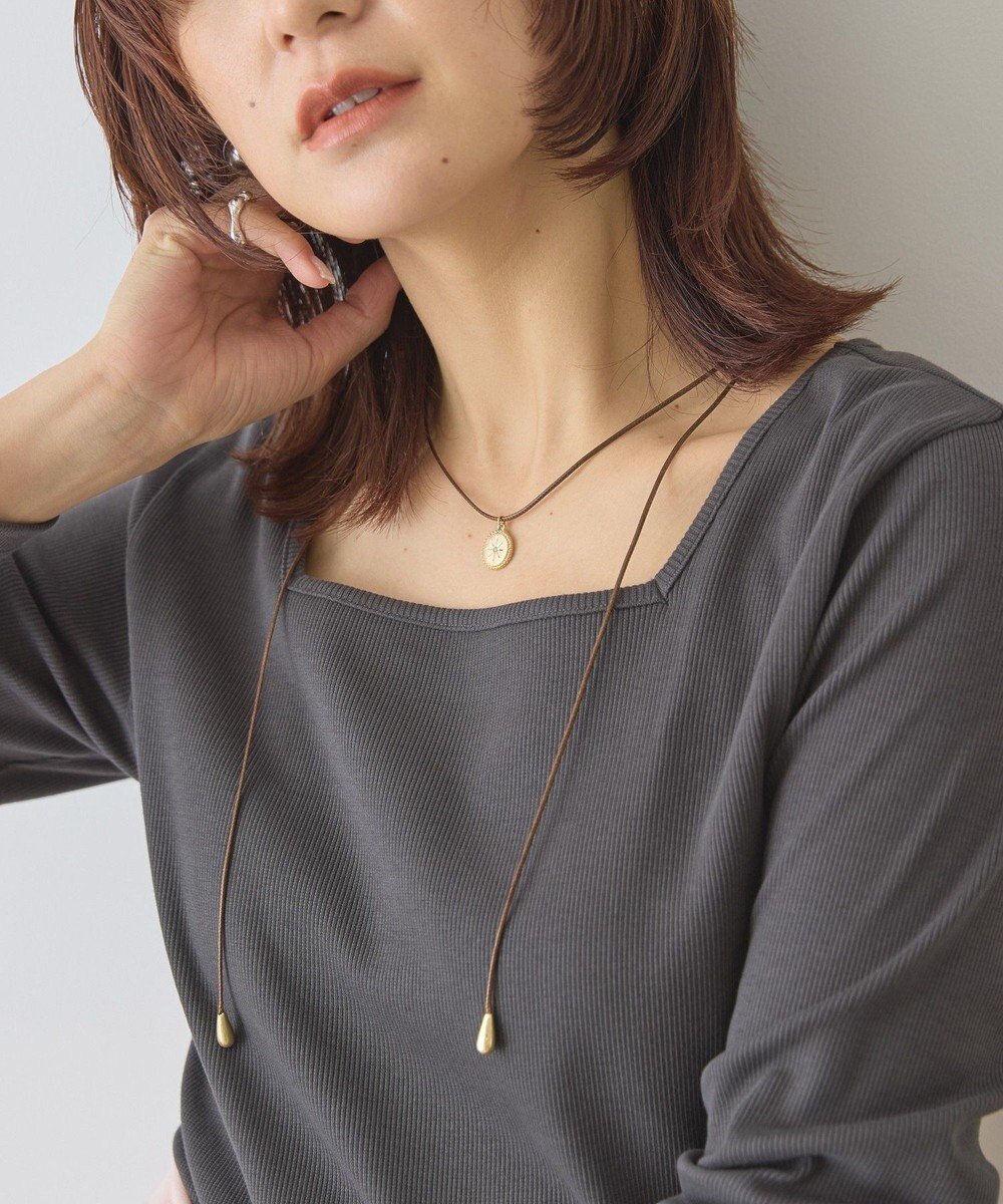 【アメリカンホリック/AMERICAN HOLIC】のメタルトップ コードネックレス インテリア・キッズ・メンズ・レディースファッション・服の通販 founy(ファニー) 　ファッション　Fashion　レディースファッション　Fashion for Women　ジュエリー　Jewelry　ネックレス　Necklaces & Pendants　おすすめ　Recommended / Our Picks　アクセサリー　Fashion Accessories　アメリカン　American Style　スタイリッシュ　Stylish, Fashionable　ネックレス　Necklace, Pendant Necklace　フェミニン　Feminine, Girly　メタル　Metal, Metal Parts　Gold|ID: prp329100004861001 ipo3291000000036005700