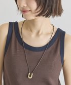 【アメリカンホリック/AMERICAN HOLIC】のホースシュートップネックレス Brown|ID: prp329100004861003 ipo3291000000036005737