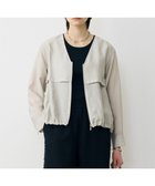 【アイシービー/iCB】の【先行予約・WEB限定カラーあり】 リヨセルナイロンワッシャー Vネックブルゾン トープ[WEB限定]|ID: prp329100004861016 ipo3291000000036005905